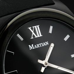 Martian Notifier Watch review face macro 2