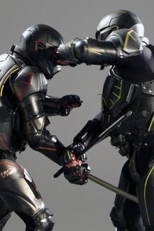 UWM Lorica Gold and Lorica Red action