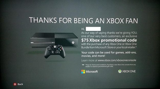Xbox 360 upgrade offer