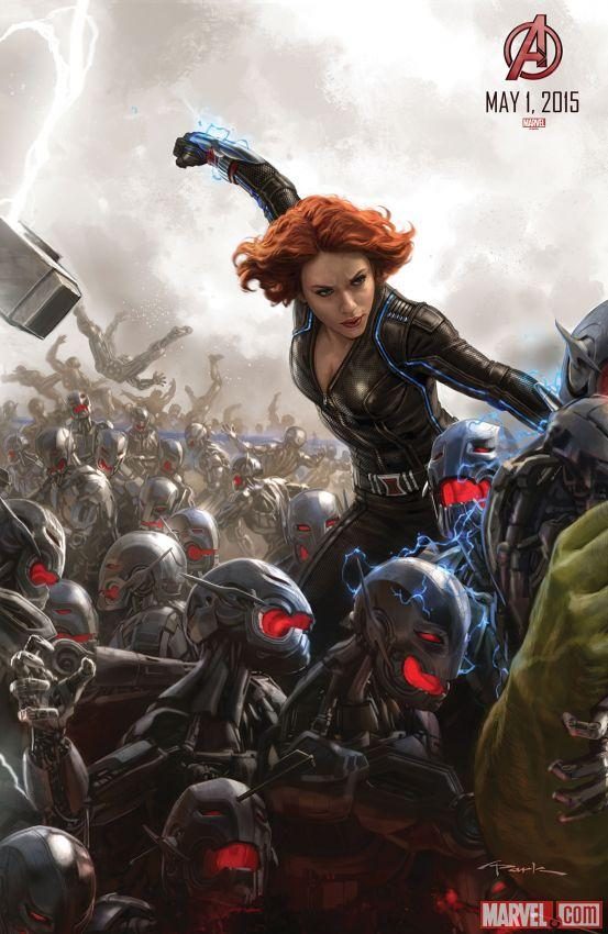 captain america black widow battle bots avengers age ultron art posters of