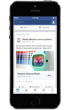 facebook buy button