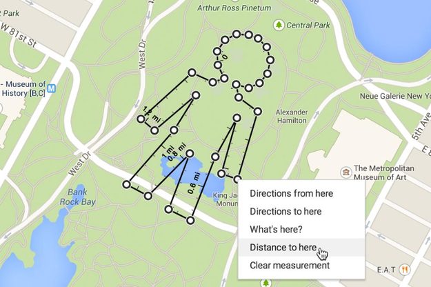 google maps drawing