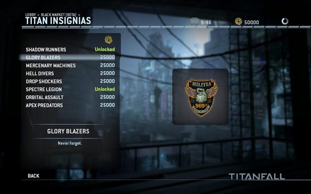 titanfall insigniae
