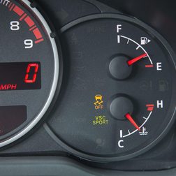 2014 Subaru BRZ fuel gauge