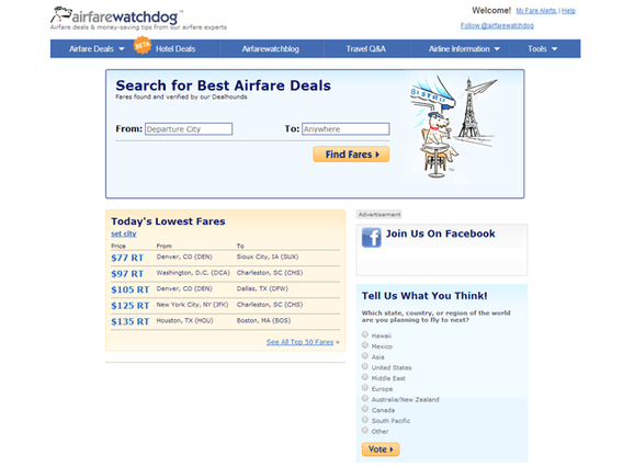 AirfareWatchdog