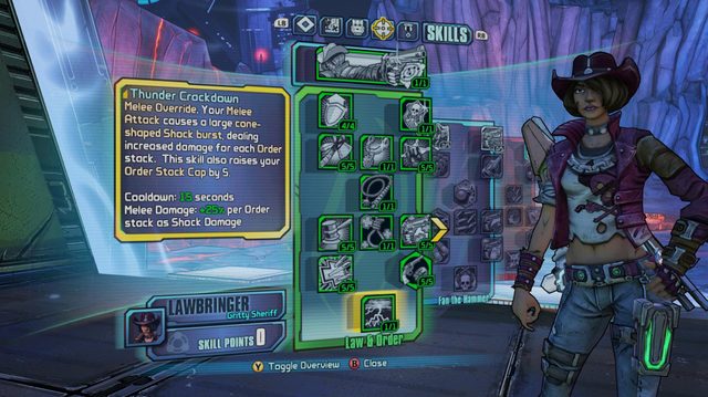 Borderlands Pre-Sequel - Nisha Law and Order capstone