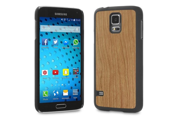 Cover-Up WoodBack Case best galaxy s5 cases
