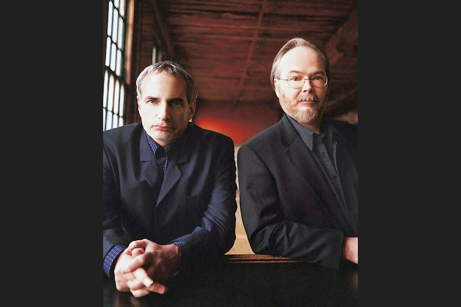 DONALD-FAGEN-&-WALTER-BECKER-_-LEANING-_-PHOTO-BY-DANNY-CLINCH