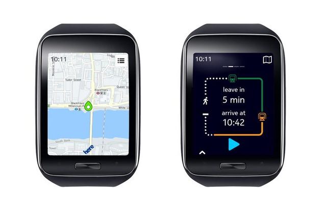 Here Maps Samsung Gear S