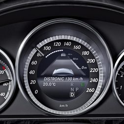 self driving cars far flung future or almost here mercedes benz distronic instrument panel