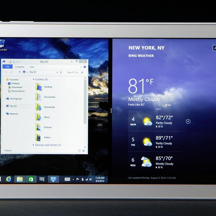 TOSHIBA Encore 2 review screen desktop 2