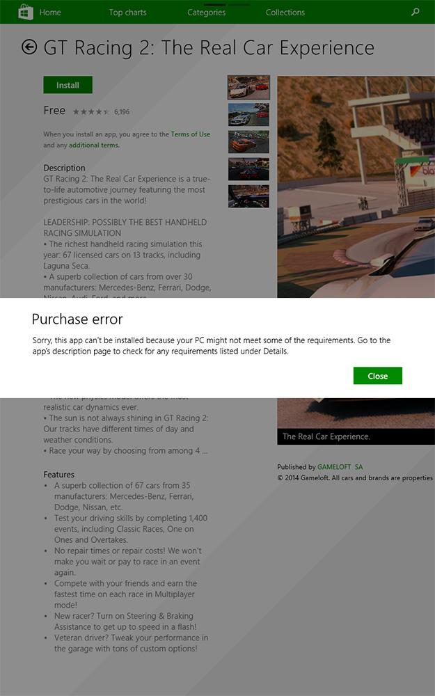 toshiba encore 2 review screenshot purchase error
