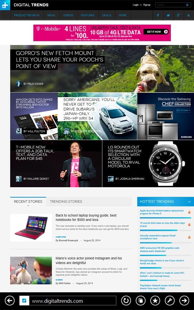 toshiba encore 2 review screenshot web