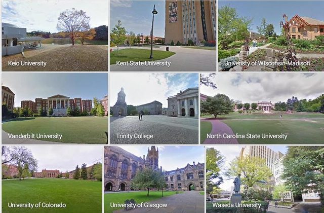 google street view colleges