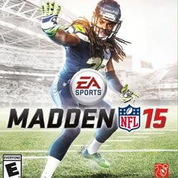 Richard Sherman on the cover of Madden 15.