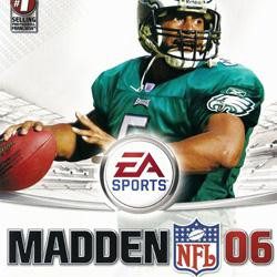Donovan McNabb on the cover of Madden 06.