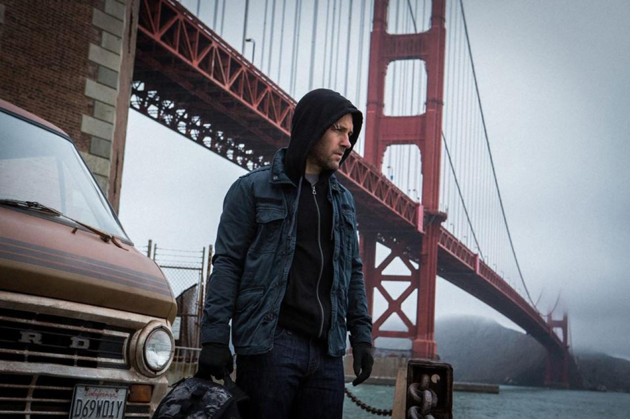 Paul Rudd as Ant-Man.