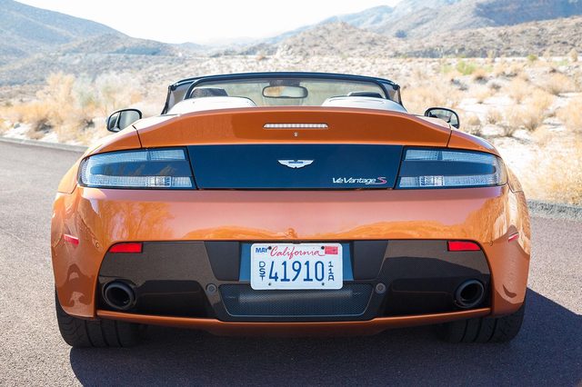 2015 Aston Martin V12 Vantage S Roadster back