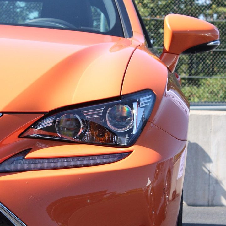 2015 Lexus RC orange headligh