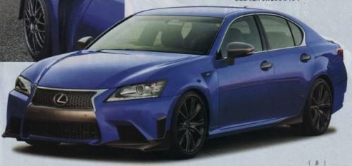 Lexus GS F rendering