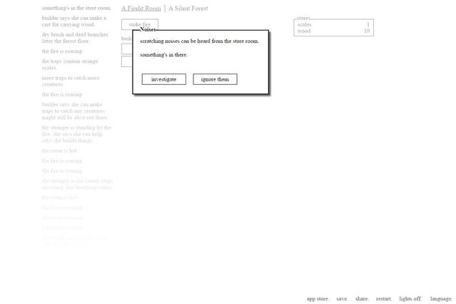 HTML 5 games a dark room