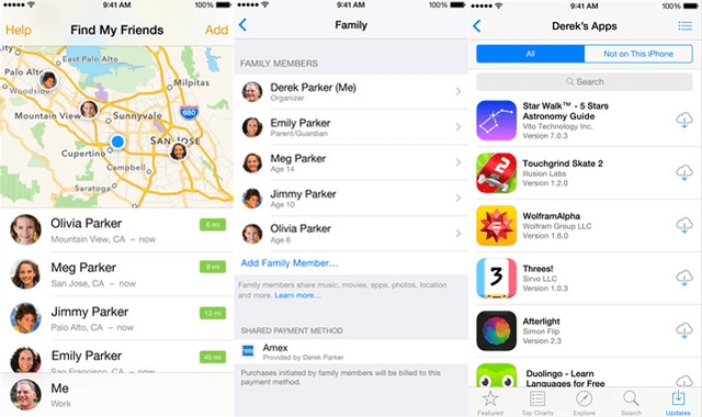 Apple Family Sharing