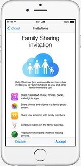 Apple iOS 8 Family Sharing