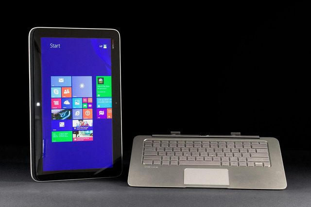 HP Spectre 13t x2 front screen portrait