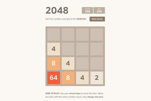HTML 5 games 2048