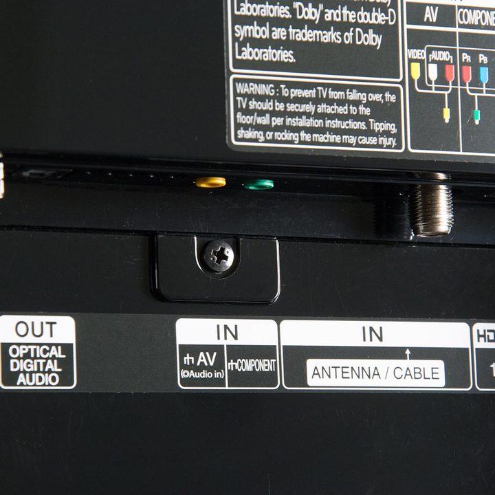 LG 55EC9300 OLED TV inputs