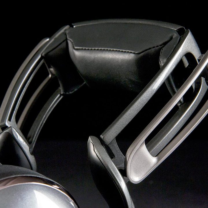 MoFi Blue headphones review headband angle