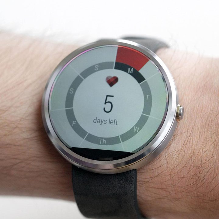 Moto 360 Watch days
