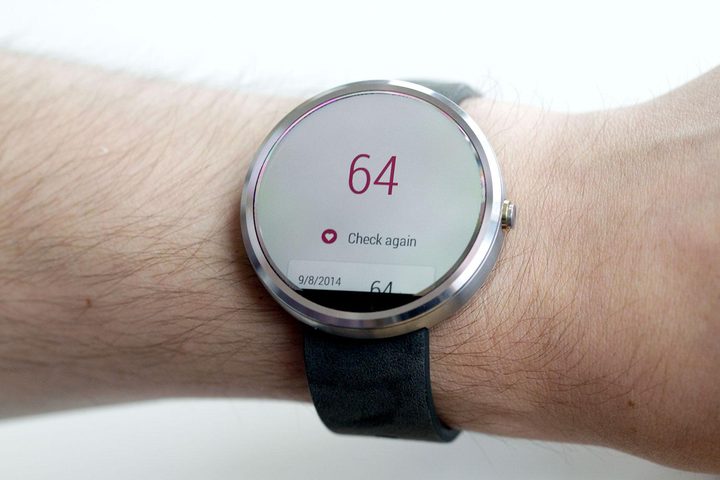 Moto 360 Watch heart rate