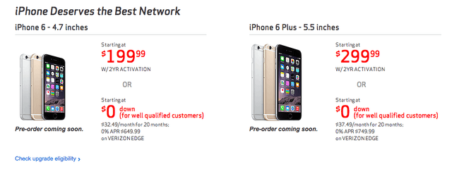 iPhone 6 Verizon