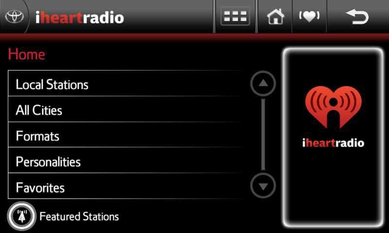 toyota entune review iheartradio 2
