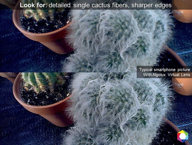 Algolux's "Virtual Lens" technology aims to provide better sharpness and detail in smartphone pictures.