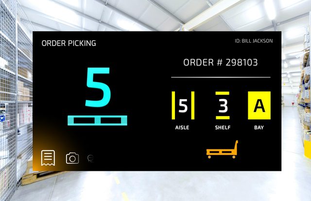 Augmate warehouse picking