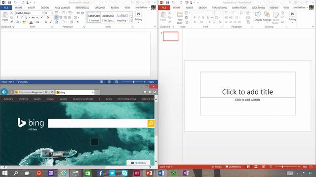 Windows 10 classic and universal apps