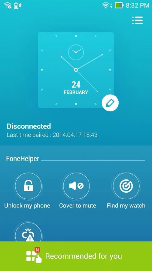Asus ZenWatch Manager