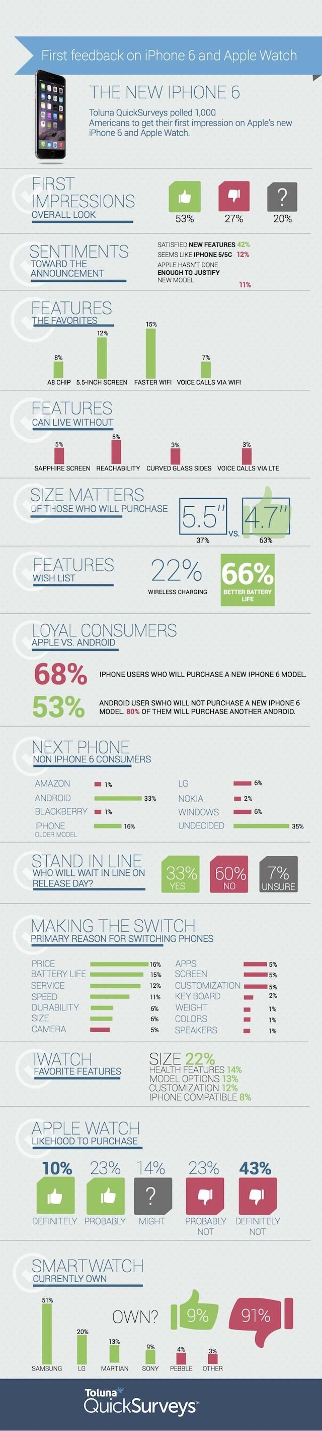 iPhone 6 survey inforgraphic