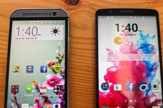 LG G3 vs HTC One M8