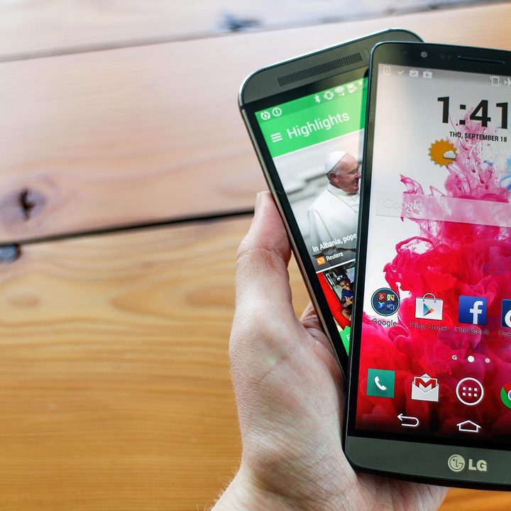 LG G3 vs HTC One M8