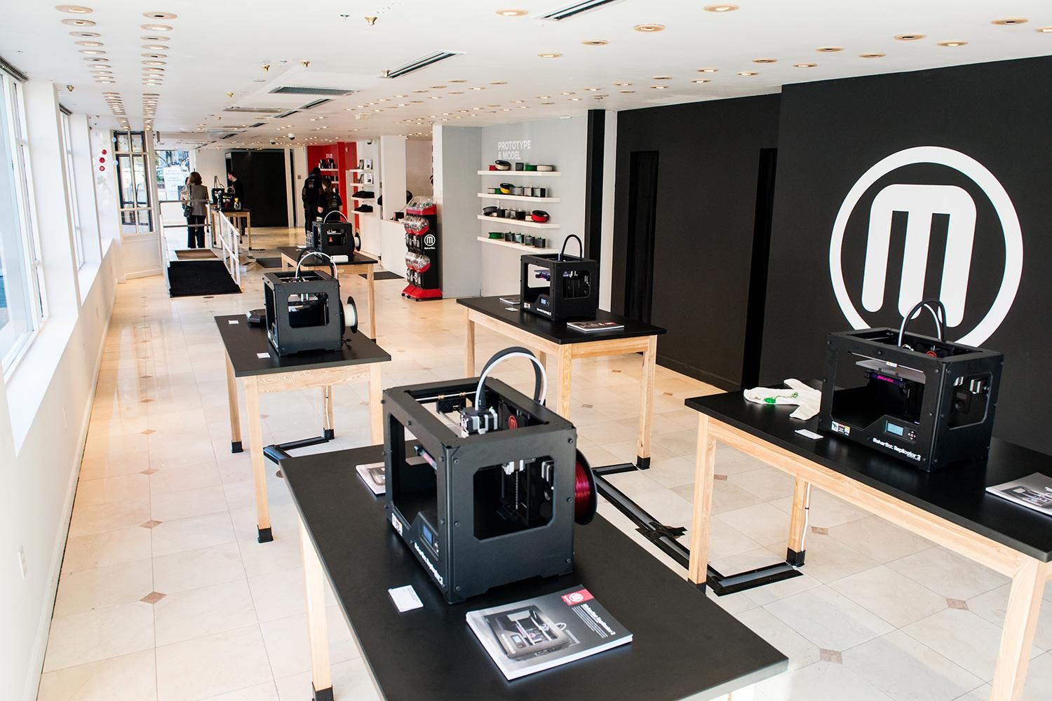 manufacturing future strange past impossible 3d printing makerbot retail store