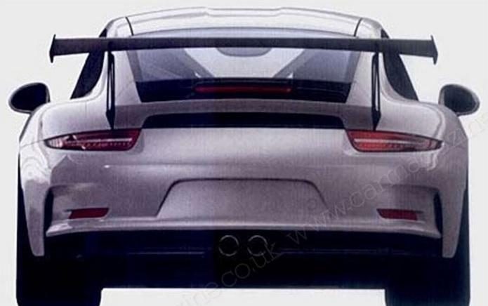 Porsche 911 GT3 RS patent image