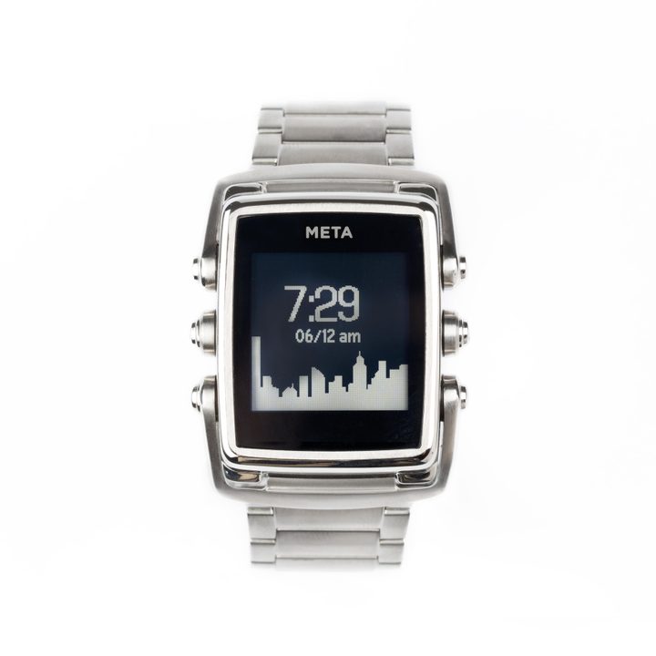 meta m1 smartwatches start shipping steel front