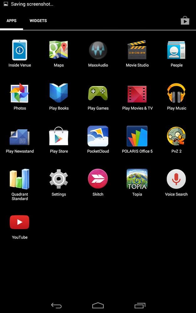 dell venue 7 3000 series review screenshot apps