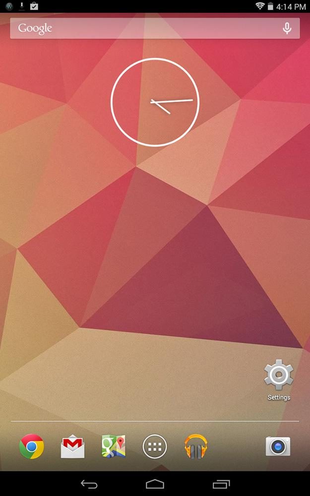 dell venue 7 3000 series review screenshot home