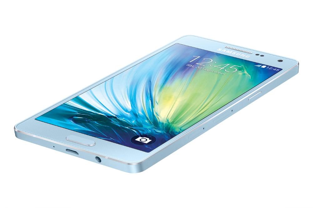 samsung galaxy alpha a5 and a3 news front side blue
