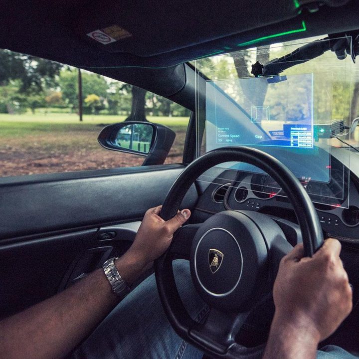 GhostDash headup display