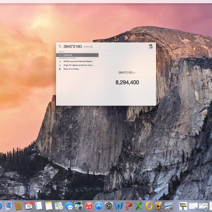 OS X Yosemite Spotlight 2